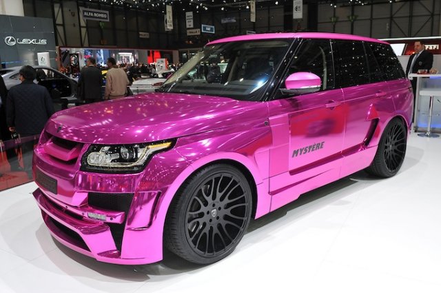Розовый тюнинг Range Rover от Hamann